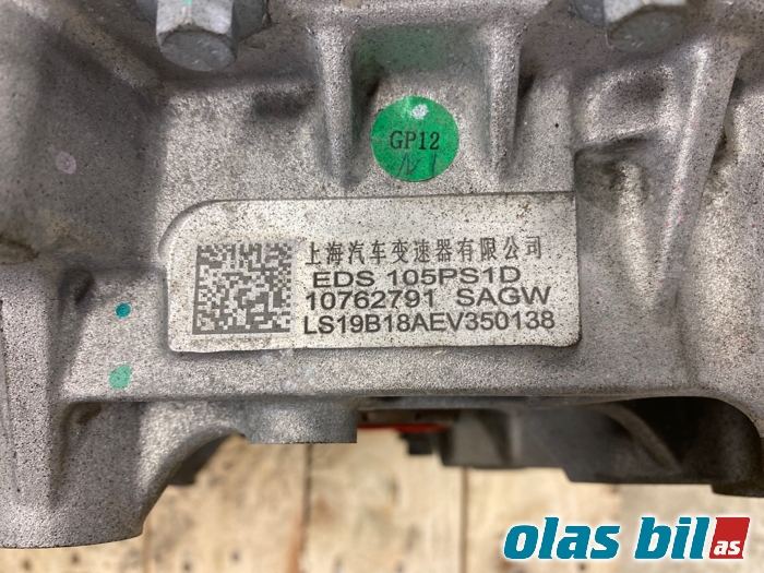 Motor elbil foran til MG ZS EV 2019-2021 (Type I, Fase 1) (NO PART ID||TZ204XS1481)