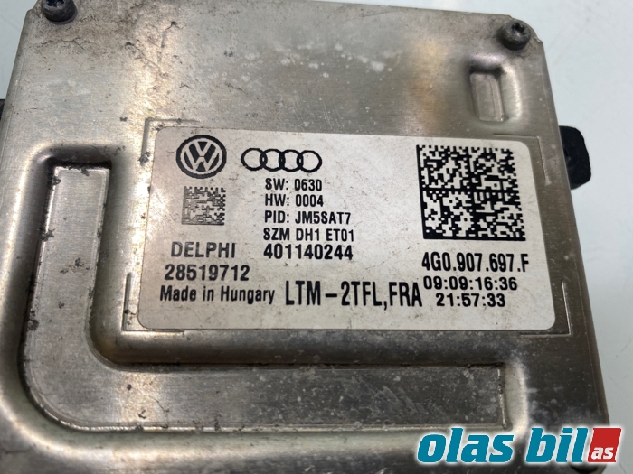 Styreenhet xenon/ballast til VW Passat 2015-2019 (Fase 1) (B8) (B8) (4G0 907 697 F|)