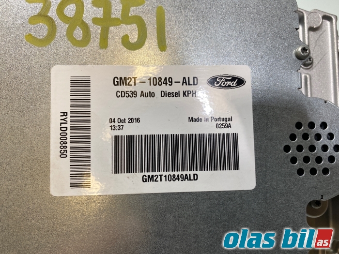 Instrumentpanel til Ford S-Max 2015-->> (Type II)  (2315492||GM2T-10849-ALD)
