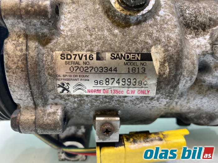 Aircondition kompressor til Toyota Proace 2013-2016 (Type I)  (SU001A1393||96 874 993 80)