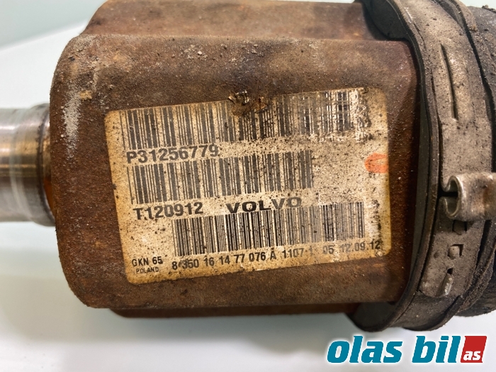 Drivaksel venstre foran til Volvo S60 2010-2014 (Type II, Fase 1)  (36011288||31256779)