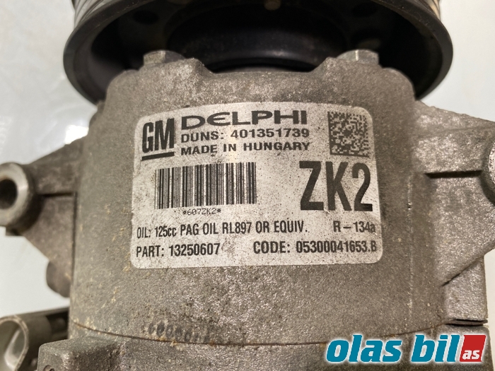 Aircondition kompressor til Opel Astra J 2010-2015  (95524436||13250607)