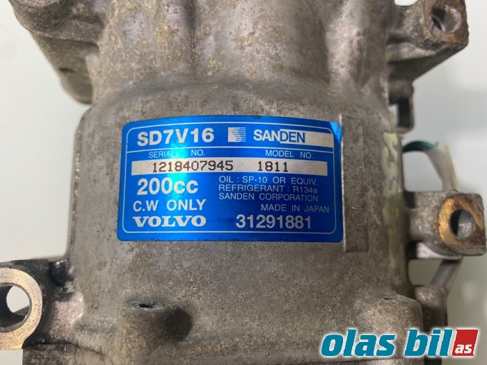 Aircondition kompressor til Volvo V50 2007-2012 (Fase 2)  (36000989||31291881)
