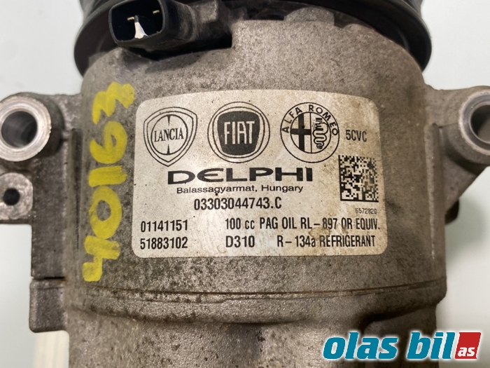 Aircondition kompressor til Fiat 500L (MPV) 2013-2015  (52003012||51883102)
