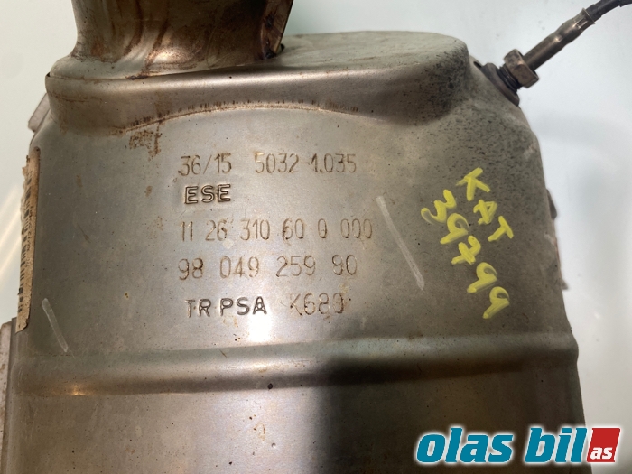 Katalysator til Peugeot 308 2013-2021 (Type II) (98 171 062 80||98 049 259 80)