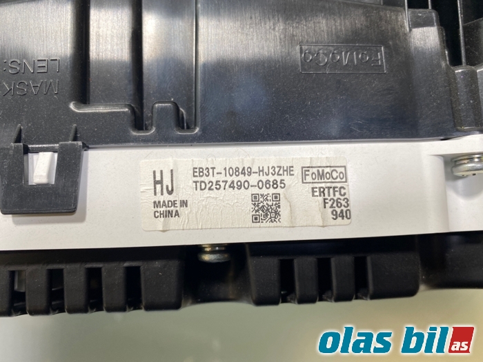 Instrumentpanel til Ford Ranger / Ranger Raptor 2015-2022  (FORD|2200024||EB3T-10849-HJ3ZHE)