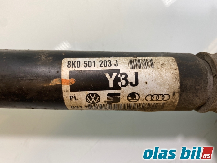Drivaksel høyre bak til Audi A4 2007-2014 (Type IV) (B8) (B8) (8K0 501 203 J|)