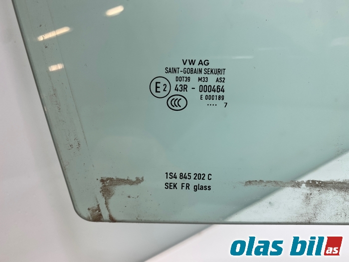 Siderute høyre foran til VW E-Up 2013-2019 (1S4 845 202 C|)