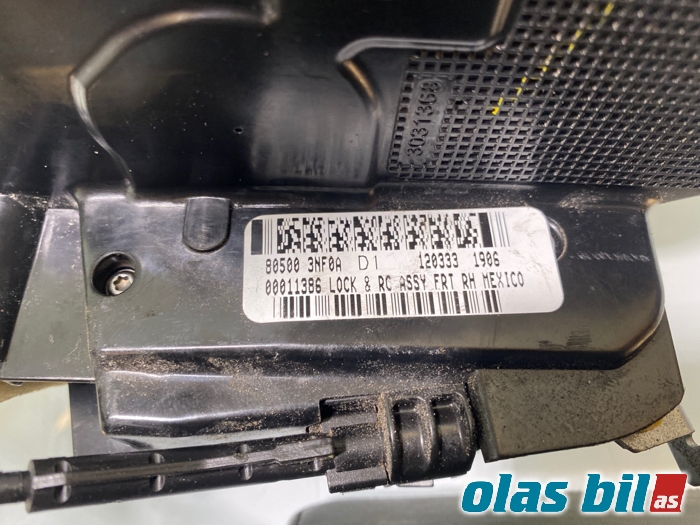 Låsekasse høyre foran til Nissan Leaf 2011-2017 (Type I)  (805003NF0A|)