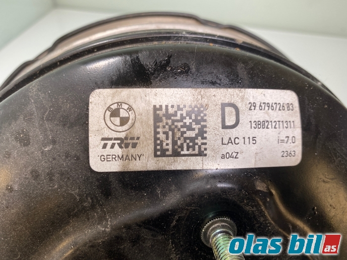 Bremsekraft-forsterker til BMW 5-Serie 2010-2017 (F10/F11) (F10/F11) (34 33 6 792 956||29 6796726 03)
