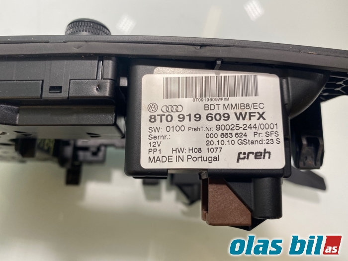 Bryter diverse til Audi A4 2007-2014 (Type IV) (B8) (B8) (8T0 919 069 A||8T0 919 609 WFX)