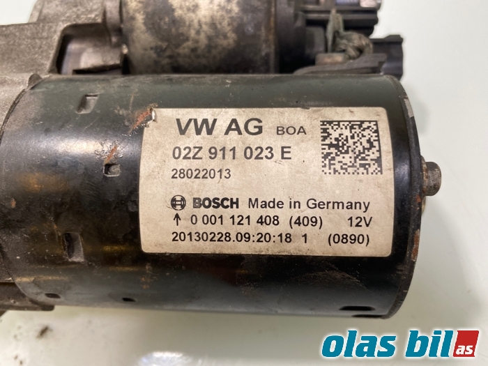Starter til VW Touran 2010-2015 (Type I, Fase 3) (02Z 911 023 EX||02Z 911 023 E)