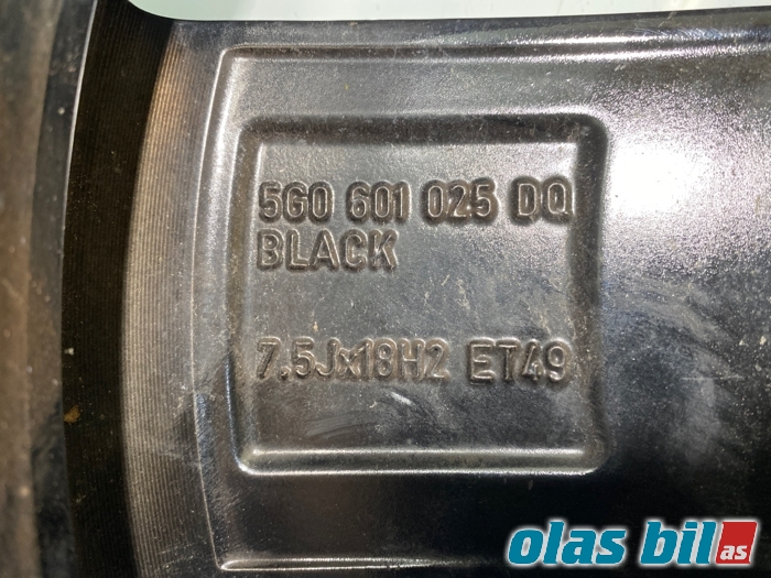 Felg aluminium til VW Golf VII 2017-2020 (Fase 2) (VOLKSWAGEN|5G0 601 025 DQ|)