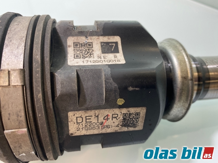 Drivaksel høyre foran, elbil til Toyota Prius +7 2012-2020 (Type III) (stasjonsvogn) (stasjonsvogn) (TOYOTA|4341012B30|)