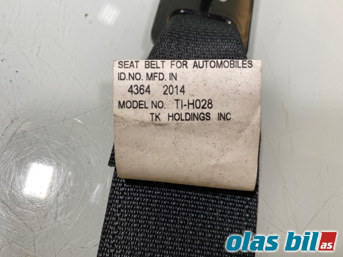 Sikkerhetsbelte foran høyre til Mazda 2 2015-2019 (Type III, Fase 1) (DA6A-57-L30B||0589-P1-000146)