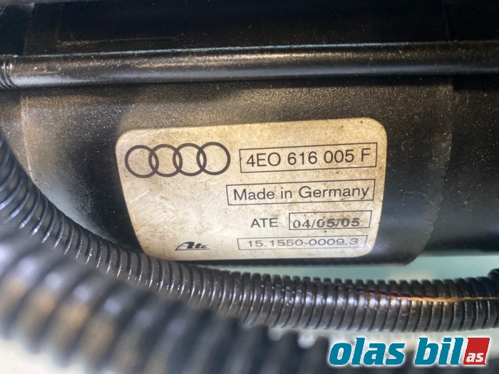 Kompressor nivå/luft til Audi A8 2003-2010 (Type II)  (4E0 616 007 D||4E0 616 005 F)