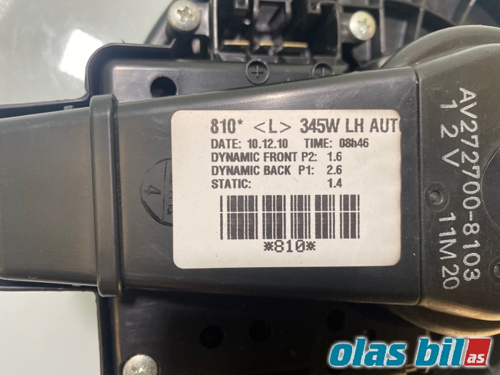 Varmeapparat motor til Toyota Avensis 2009-2015 (Type III, Fase 1) (8710302150||AV272700-8103)