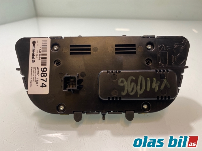 Varmeapparat betjening til Opel Mokka 2012-2016 (Type I, Fase 1) (13429874|)