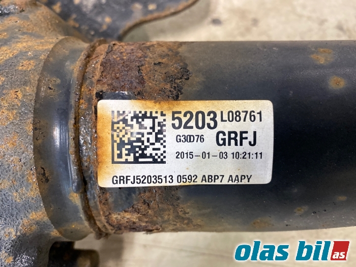 Travers bak til Opel Mokka 2012-2016 (Type I, Fase 1)  (42564438||BAKAKSEL)