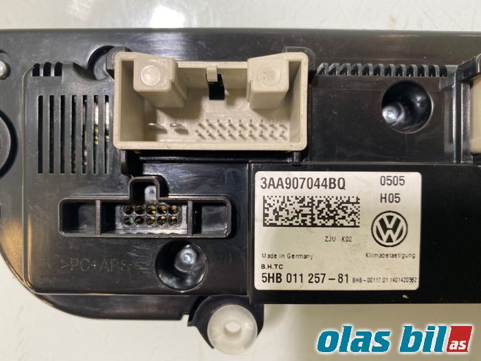 Varmeapparat betjening til VW Passat 2011-2015 (B7) (B7) (3AA 907 044 CK||3AA 907 044 BQ)