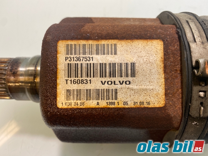 Drivaksel venstre foran til Volvo V60/V60 CC 2013-2018 (Type I, Fase 2) (36012416||31367531)