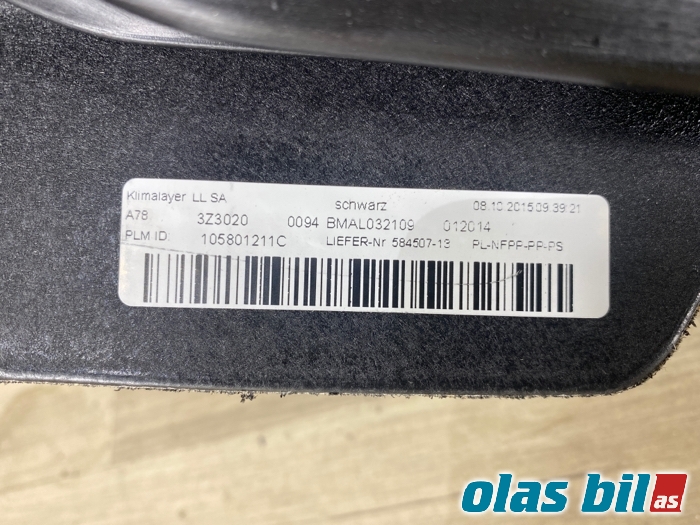 Airbag passasjer til BMW i3 2013-2022  (51 45 9 282 677|)