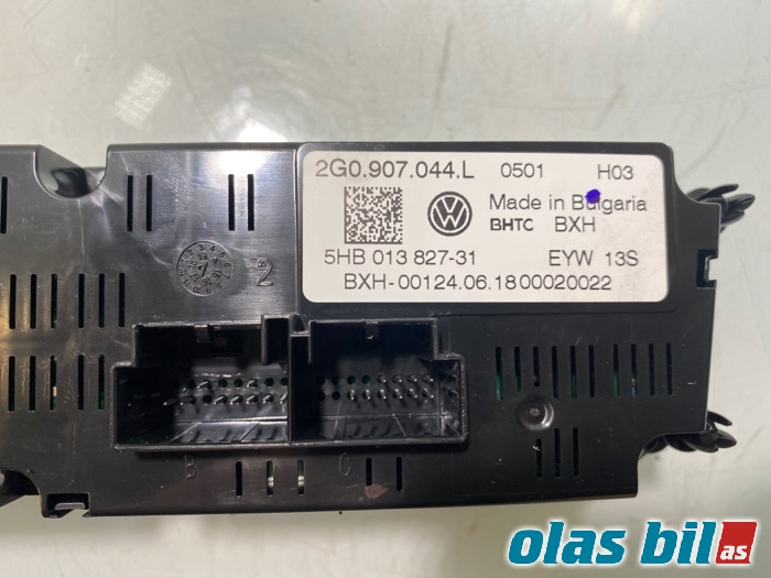Varmeapparat betjening til VW Polo 2017-2021 (Type VI, Fase 1) (2G0 907 044 L|)