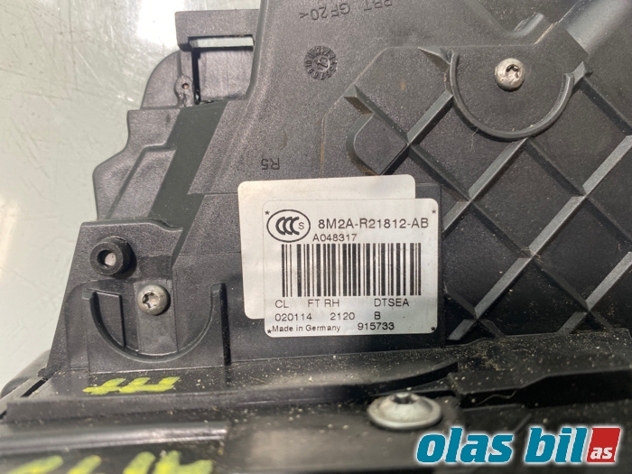 Låsekasse høyre foran til Ford Galaxy 2010-2015 (Type III, Fase 2)  (1791406||8M2A-R21812-AB)