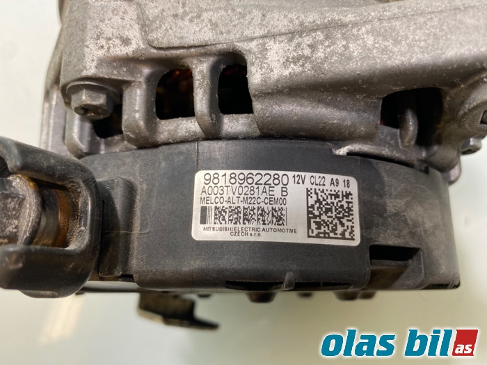 Dynamo til Opel Combo E 2019-->> (98 189 622 80|)