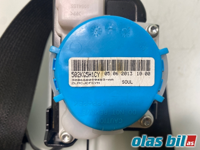 Sikkerhetsbelte foran høyre til Toyota Yaris 2012-2014 (Type III, Fase 1)  (732100D321C0||73210-0D321)