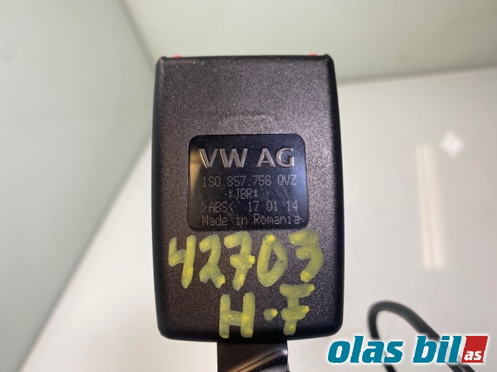 Sikkerhetsbeltelås baksete til VW E-Up 2013-2019  (1S0 857 756|)