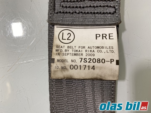 Sikkerhetsbelte foran venstre til Toyota Prius 2009-2016 (Type III) (COMBI) (COMBI) (TOYOTA|7322047120B0|)