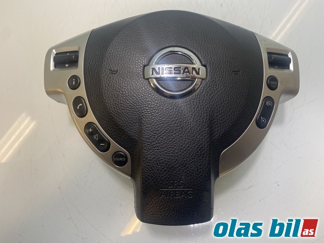 Airbag rattpute til Nissan Qashqai, 2010-2014 (Type I, Fase 2)  (NISSAN|98510BR26D)