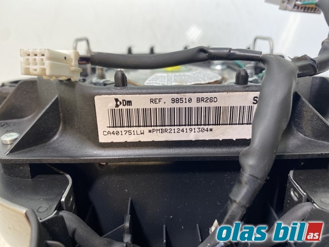 Airbag rattpute til Nissan Qashqai 2010-2014 (Type I, Fase 2) (NISSAN|98510BR26D||98510 BR26D)