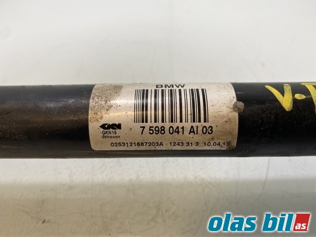 Drivaksel venstre bak til BMW X3 2010-2017 (F25) (F25) (BMW|33 20 7 598 041||7 598 041)