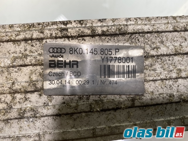 Intercooler til Audi Q5 2012-2017 (Type I, Fase 2)  (AUDI|8K0 145 805 G||8K0 145 805 P)