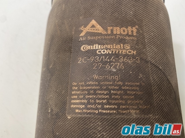 Fjær foran nivå luftpute/belg til Mercedes ML 2005-2011 (W164) (W164) (MERCEDES|A 164 320 02 25|A 164 320 06 25|)