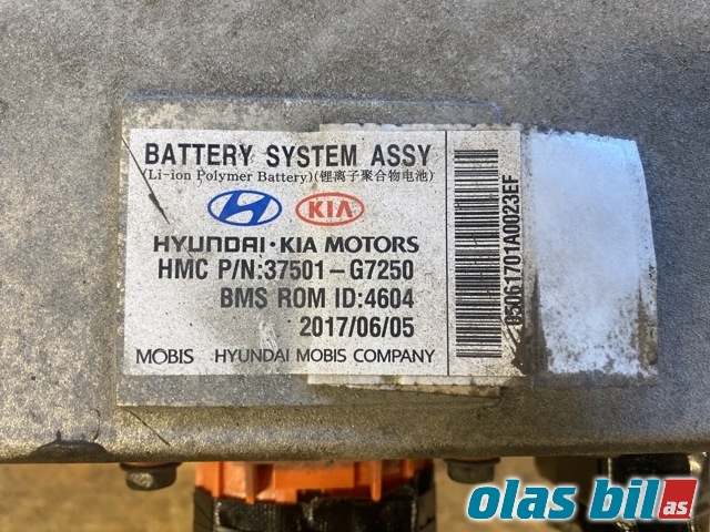 Batteripakke elbil til Hyundai Ioniq Electric 2016-2019 (Fase 1) (HYUNDAI|37501G 7250||37501-G7250)