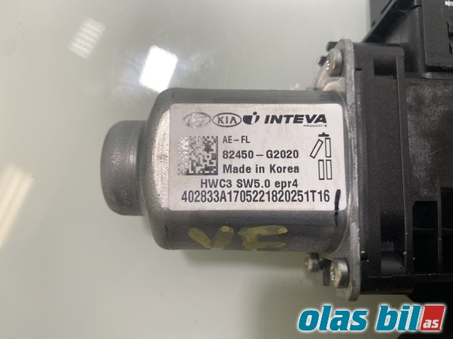 Ruteheis venstre foran til Hyundai Ioniq Electric 2016-2019 (Fase 1)  (HYUNDAI|82450G 2020||82450-G2020)