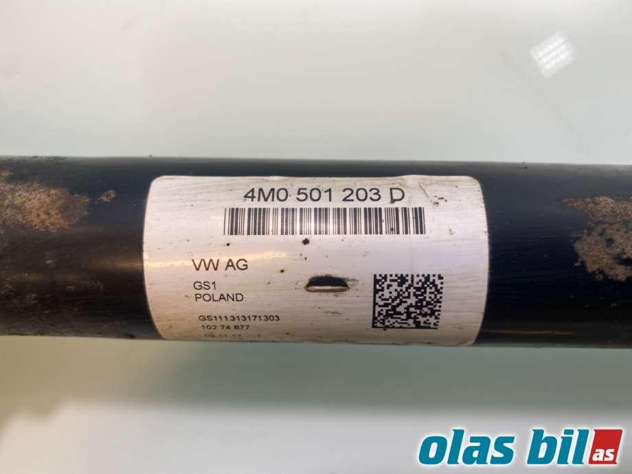 Drivaksel høyre bak, elbil til Audi Q7 2015-->> (Type II) (AUDI|4M0 501 201 E|4M0 501 201 D|4M0 501 203 D)