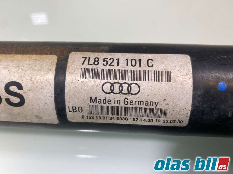 Mellomaksel fremre til Audi Q7 2010-2015 (Type I, Fase 2)  (AUDI|7L8 521 101 C|)