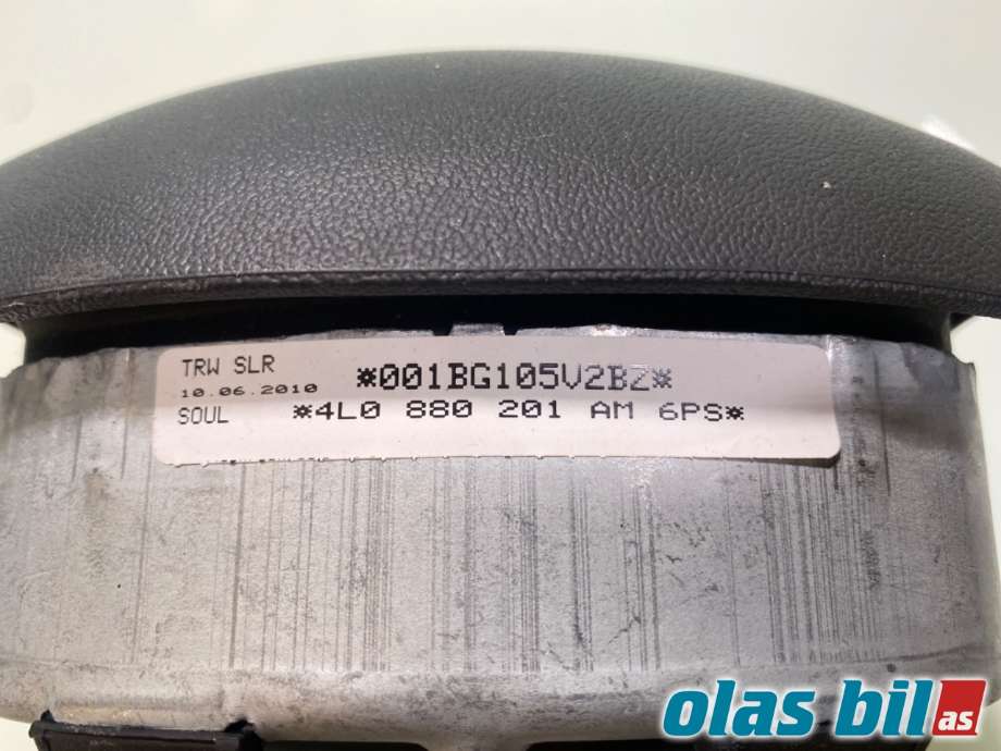 Airbag rattpute til Audi Q7 2010-2015 (Type I, Fase 2)  (AUDI|4L0 880 201 AM|)