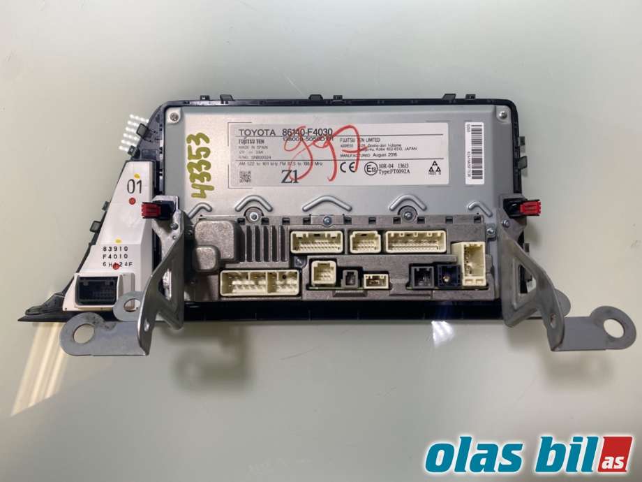 Instrument kjørecomputer til Toyota C-HR 2016-->>  (TOYOTA|86140F4030||86140-F4030)