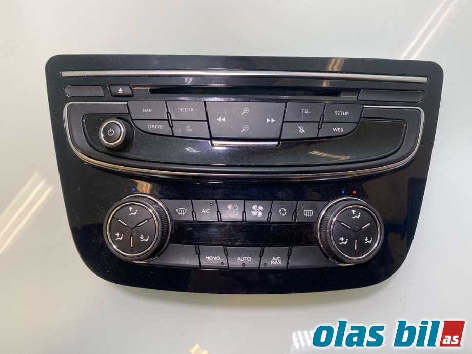 Varmeapparat betjening til Peugeot 508, 2014-2018 (Type I, Fase 2)  (PEUGEOT|98 077 013 XZ)
