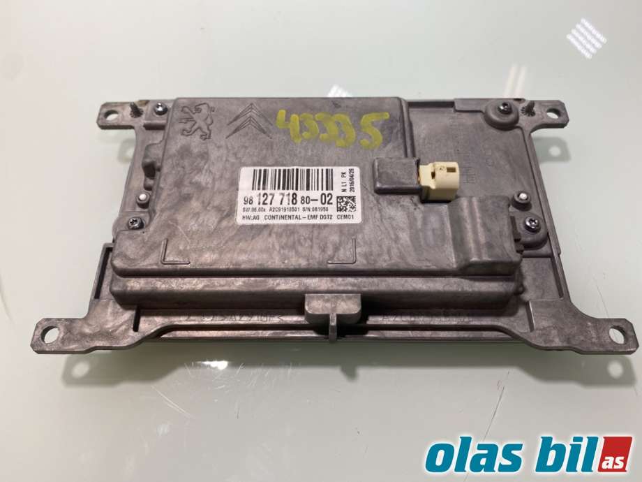Instrument kjørecomputer til Peugeot 508 2014-2018 (Type I, Fase 2)  (PEUGEOT|98 127 718 80||98 127 718 80-02)
