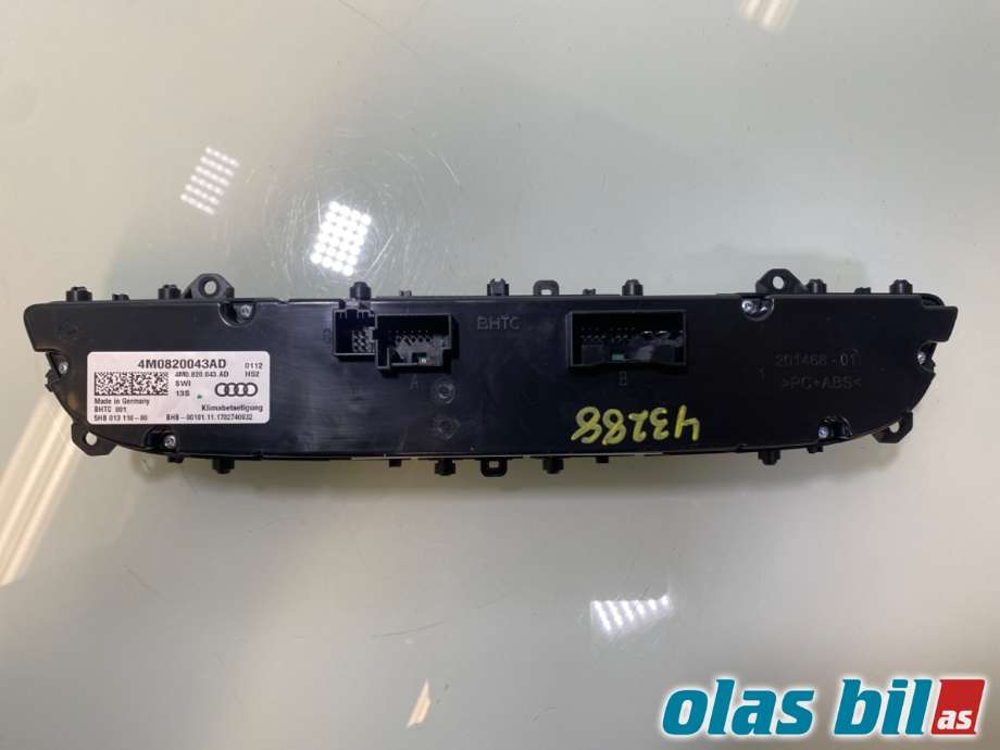 Varmeapparat betjening til Audi Q7 2015-->> (Type II) (AUDI|4M0 820 043 AD|)