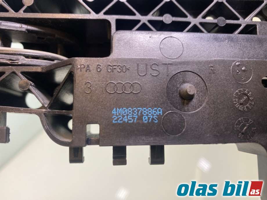 Dørhåndtak utv høyre foran til Audi Q7 2015-->> (Type II)  (AUDI|4H0 837 206||4M0 837 886 A)