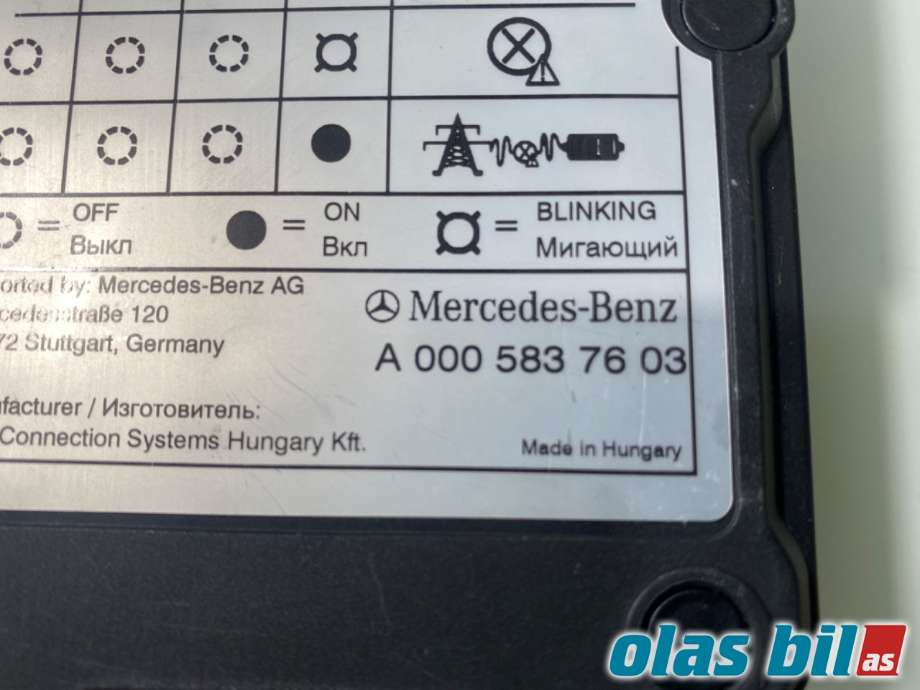 Ledningsnett til Mercedes B-Klasse 2011-2018 (W246) (W246) (MERCEDES|A 000 583 17 98||A 000 583 76 03)