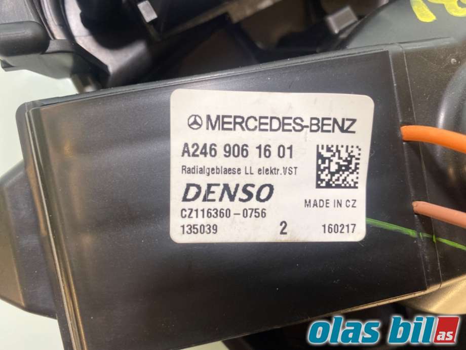 Varmeapparat motor til Mercedes B-Klasse 2011-2018 (W246) (W246) (MERCEDES|A 246 906 16 01|)