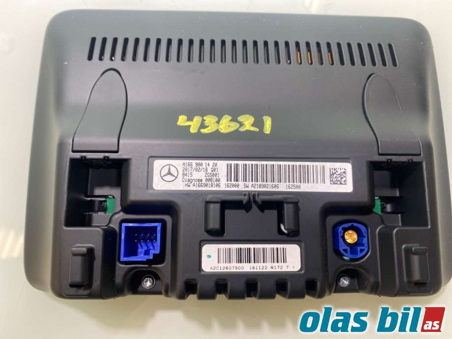 Instrument kjørecomputer til Mercedes B-Klasse 2011-2018 (W246) (W246) (MERCEDES|A 166 900 01 15||A 166 900 14 20)